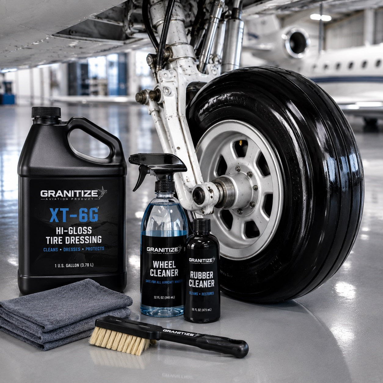 AI Generated Tire and Wheel Cleaners Collection Image