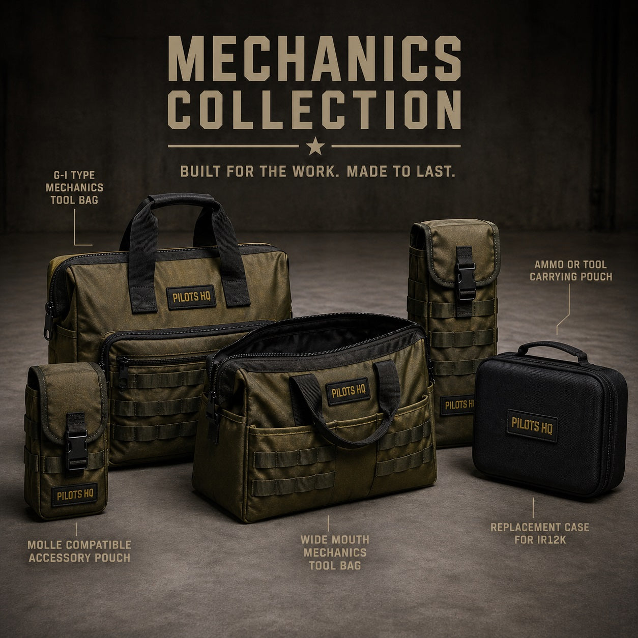 AI Generated Tool Bags Collection Image