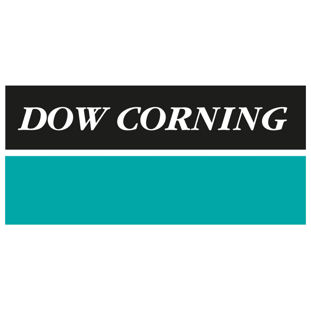 Dow Corning logo, legacy brand for silicone-based adhesives and sealants
