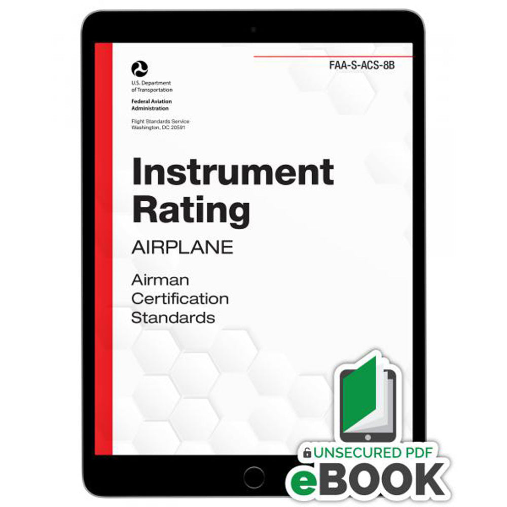 ATBC - Airman Certification Standards Instrument Rating - eBook