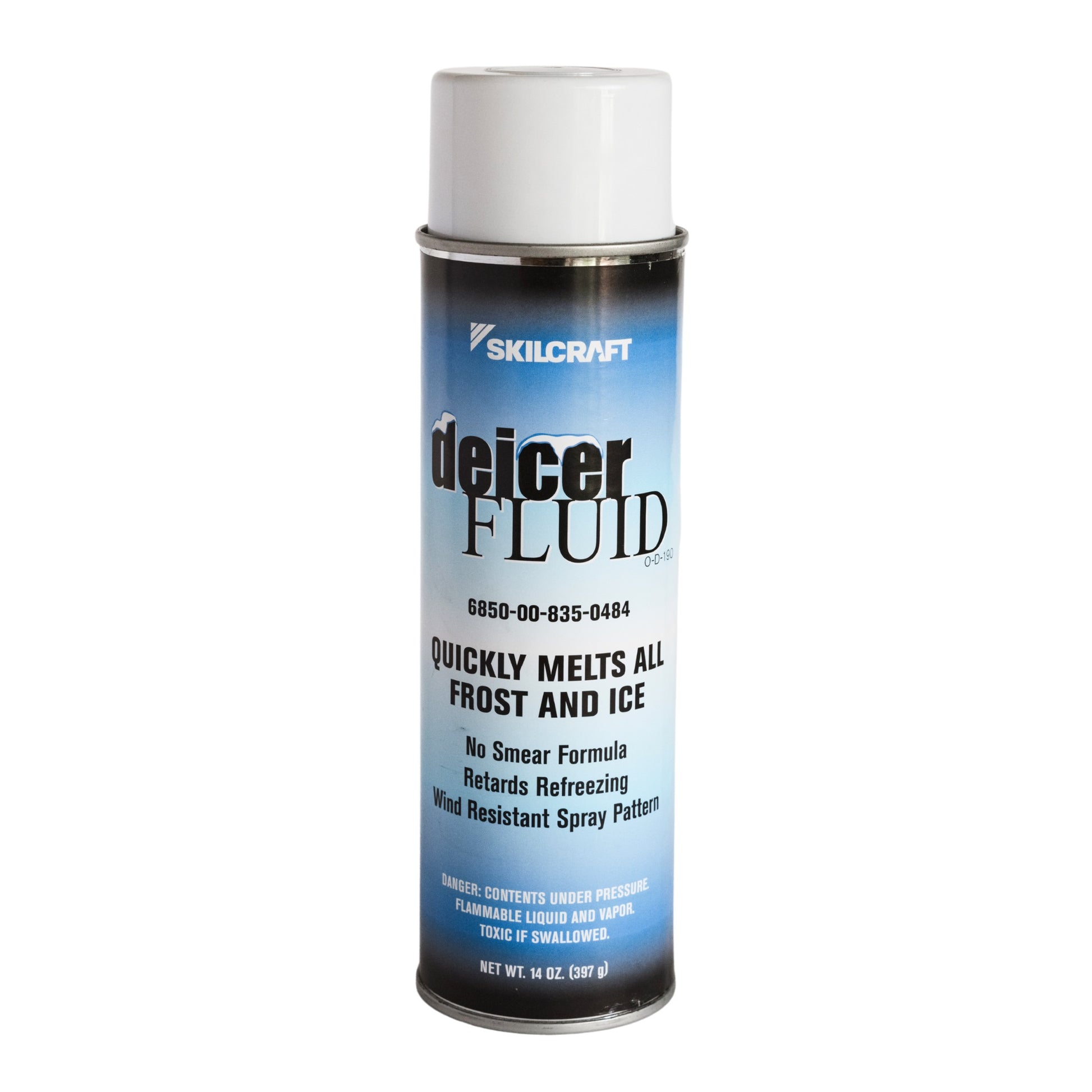SKILCRAFT Aerosol Deicer Defrosting Fluid – 19oz Can - Front View
