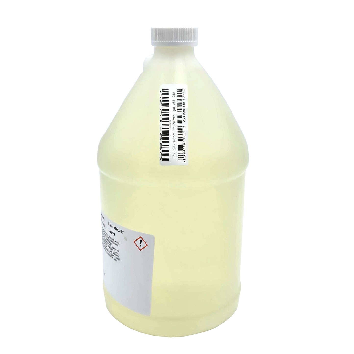 PreKote Surface Pretreatment Gallon 065-1030 – Opposite Side with Label End and Barcode