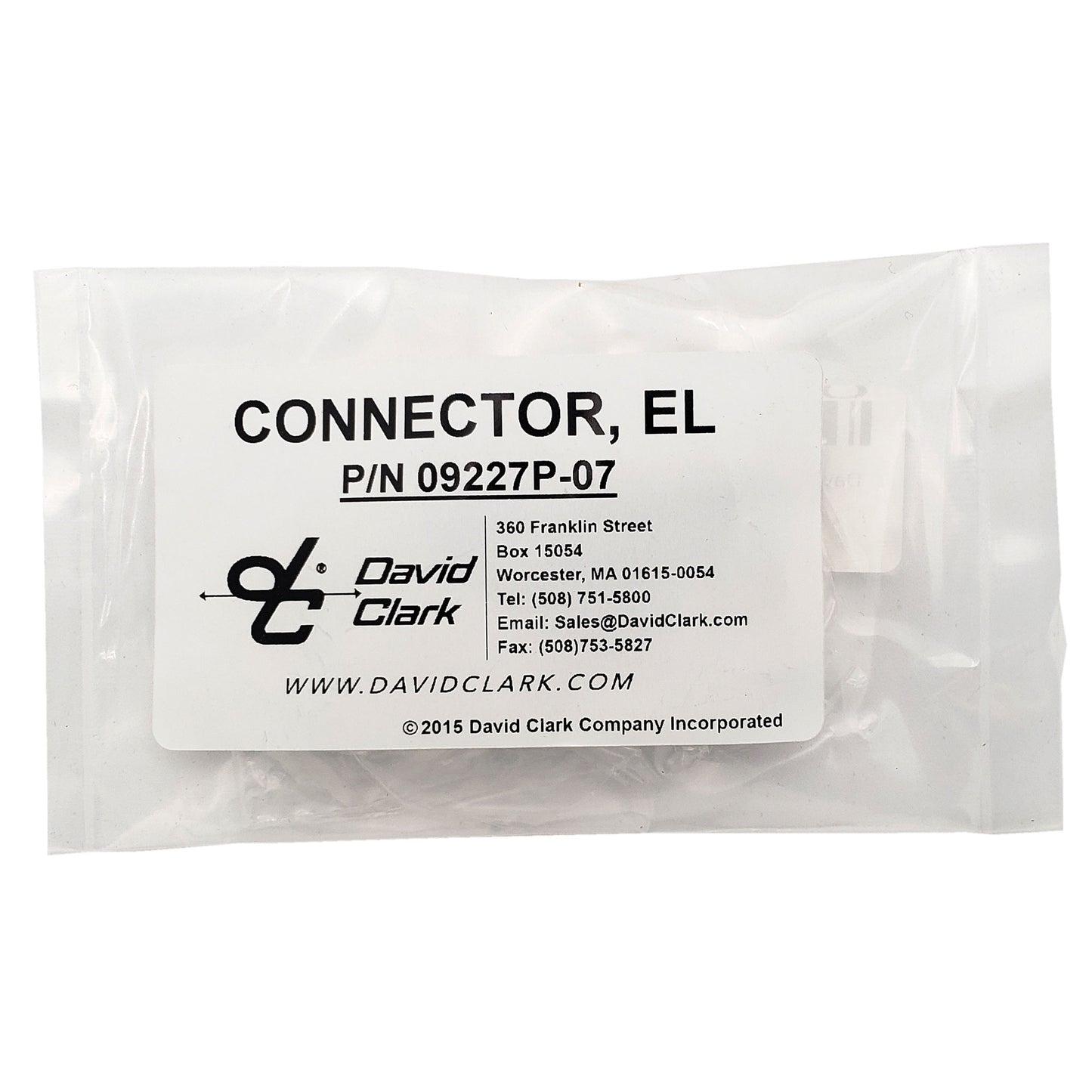 David Clark 09227P-07 M642/4-1 Two-Pin Headset Connector Replacement