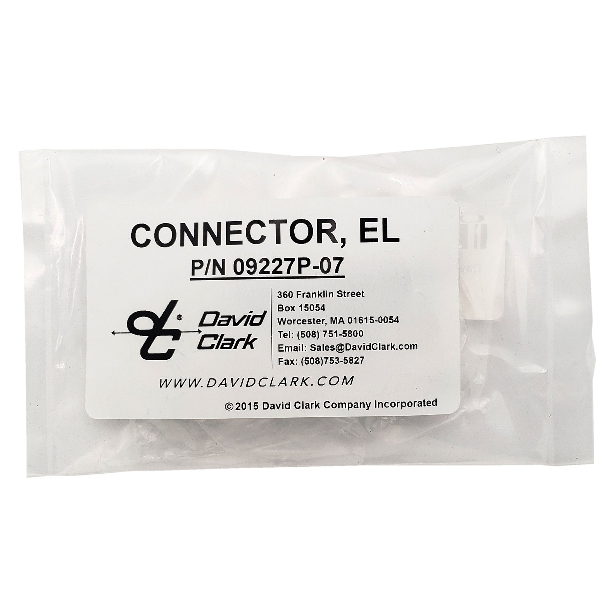 David Clark 09227P-07 M642/4-1 Two-Pin Headset Connector Replacement