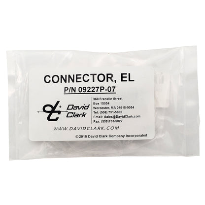 David Clark 09227P-07 M642/4-1 Two-Pin Headset Connector Replacement