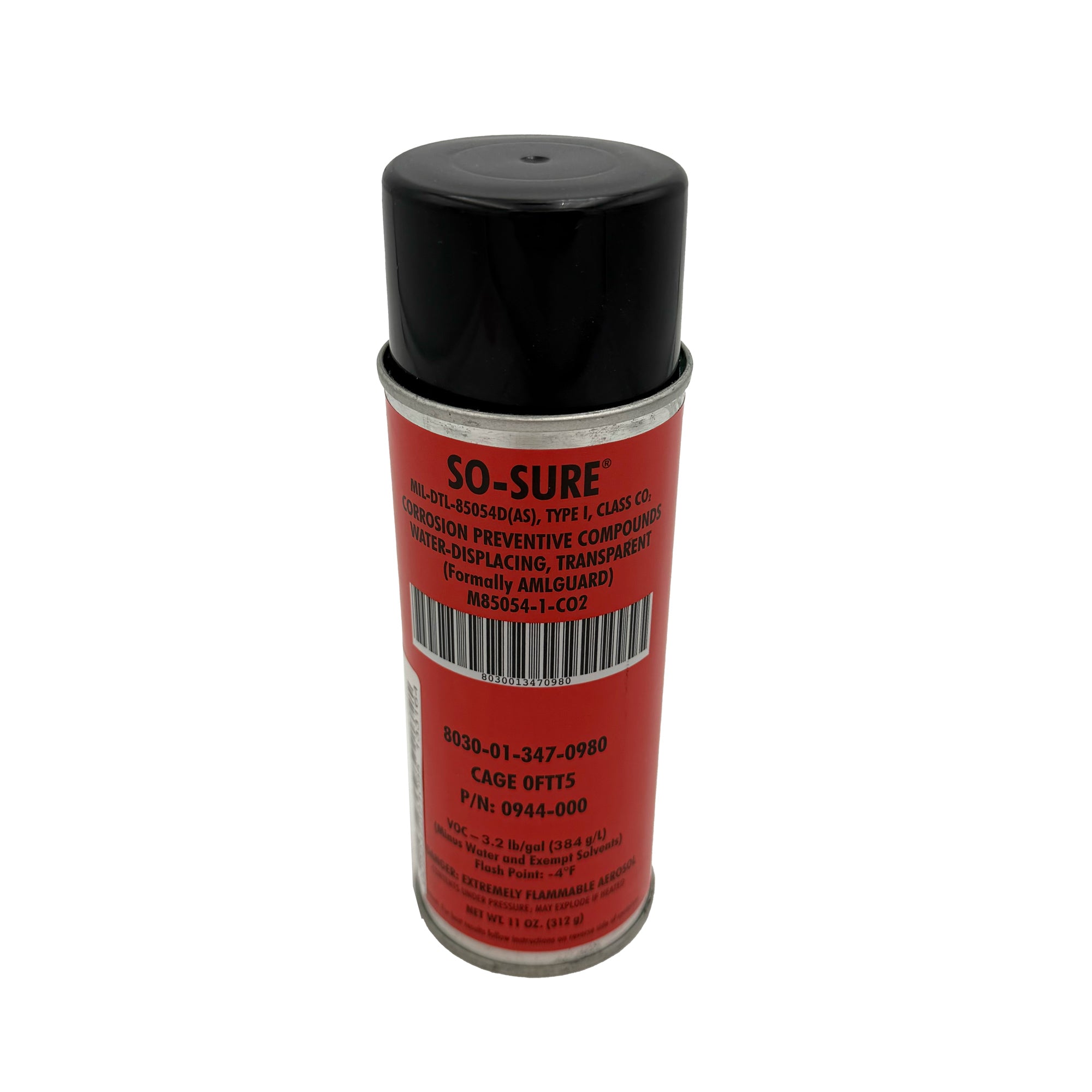 So‑Sure® Type I Corrosion Spray – 11oz MIL‑DTL‑85054D, Each/Case