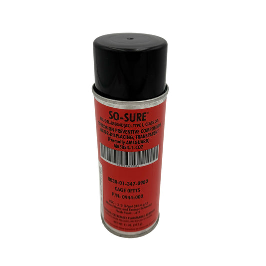 So‑Sure® MIL‑DTL‑85054D Type I CPC – 11oz Aerosol, Front