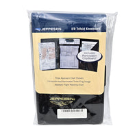 Jeppesen IFR Three-Ring Kneeboard – Front View in Retail Packaging