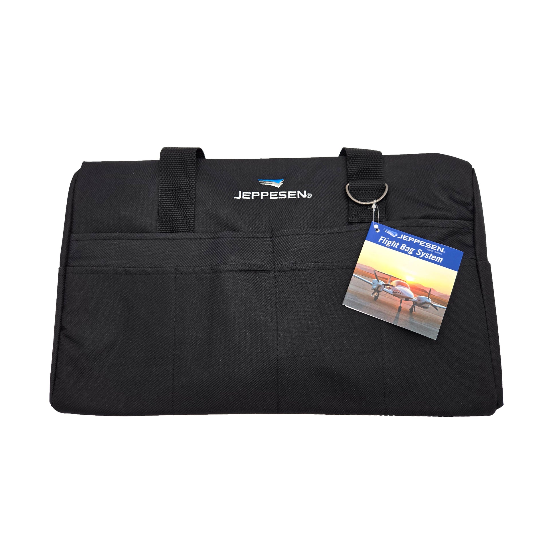 Jeppesen Student Pilot Book Bag – Front View with Logo and Pockets