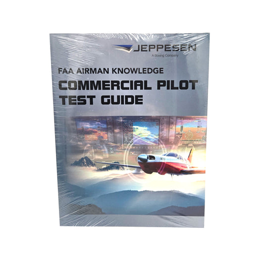 Jeppesen Commercial Pilot Airmen Knowledge Test Guide – Front Cover with Title and Design
