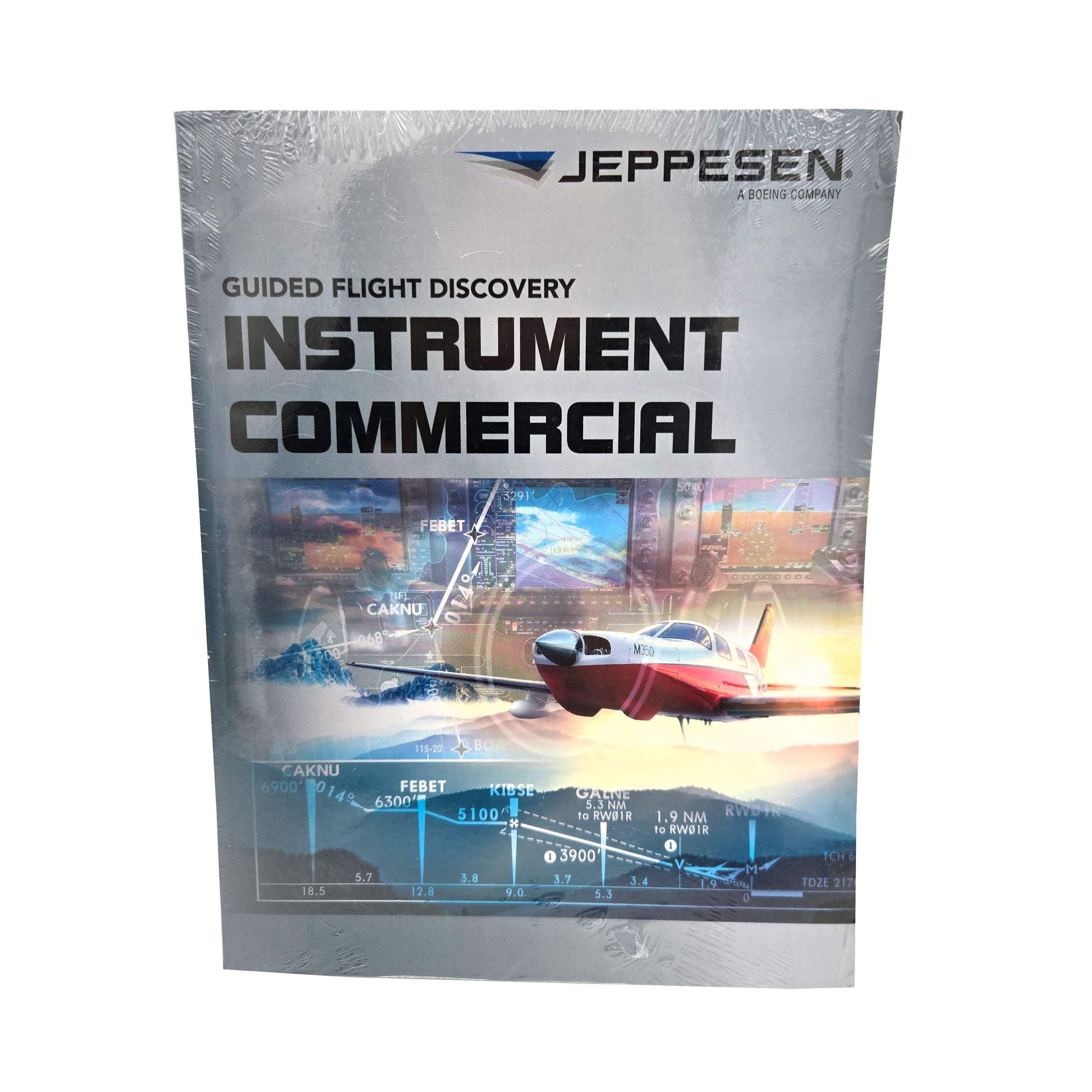 Jeppesen Instrument / Commercial Textbook – Front Cover with Title and Design