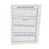 Jeppesen Instrument Commercial Record Folder – Training Record Overview