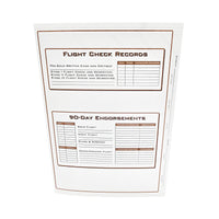 Jeppesen Private Pilot Record Folder – Flight Lesson Tracking Page