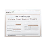 Jeppesen Private Pilot Record Folder – Cover Page with Training Overview