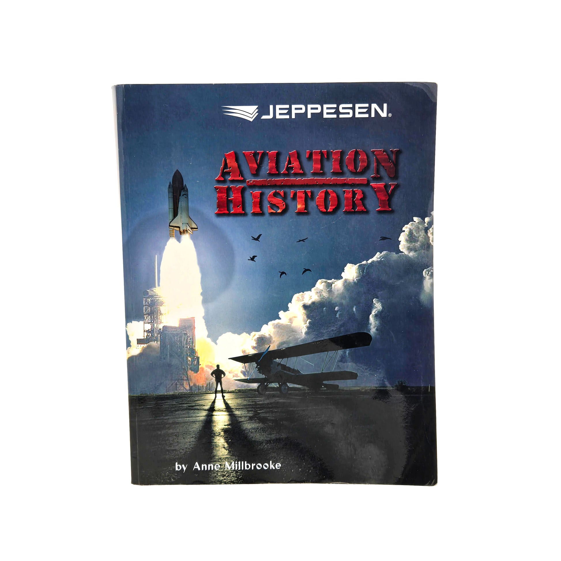 Jeppesen Aviation History Textbook – Front Cover with Title and Historical Aircraft Imagery