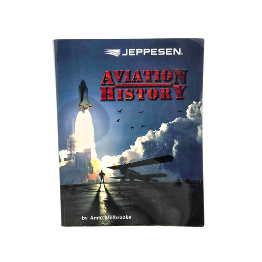 Jeppesen Aviation History Textbook – Front Cover with Title and Historical Aircraft Imagery