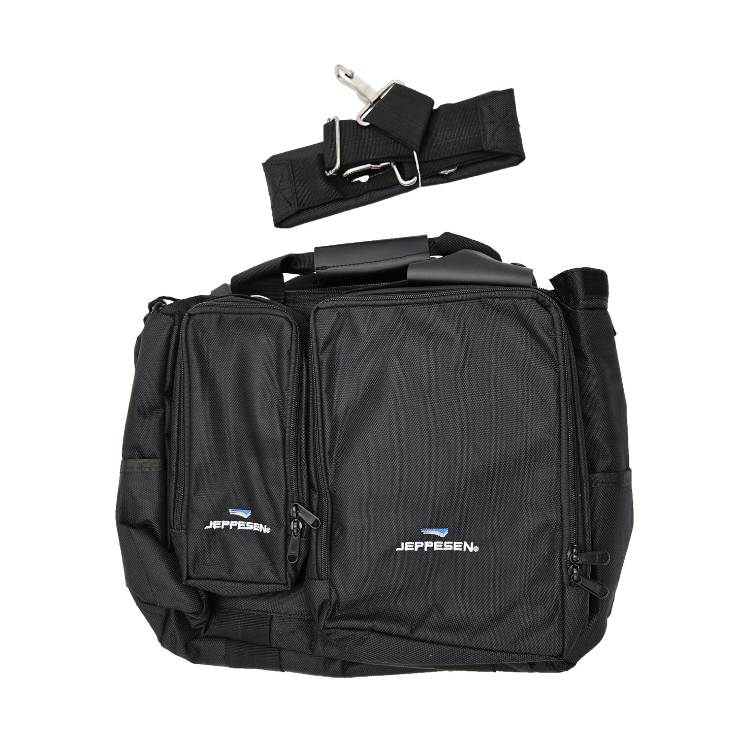 Jeppesen Aviator Pilot Bag – Full View with Handles and Front Pockets