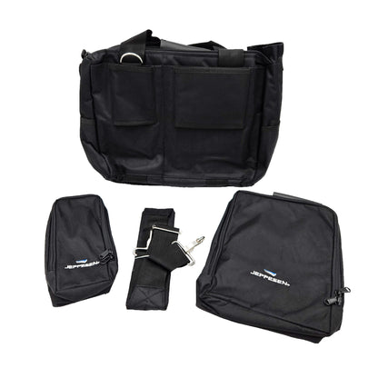 Jeppesen Aviator Pilot Bag – Separated View Showing Individual Storage Components