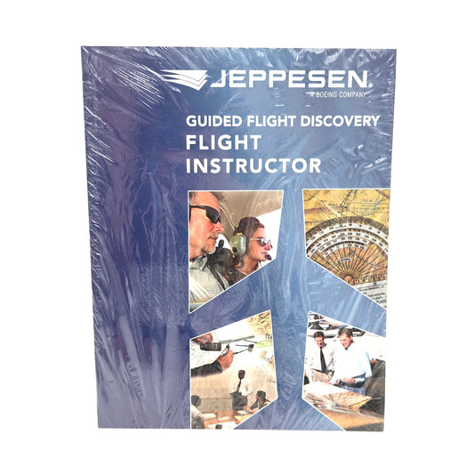 Jeppesen Flight Instructor Textbook – Front Cover with Title and Aviation Graphics