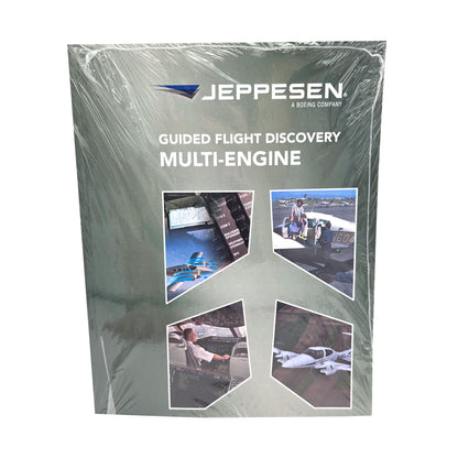 Jeppesen Multi-Engine Textbook – Front Cover with Title and Aircraft Illustration