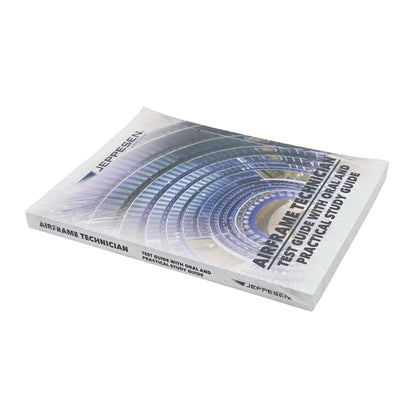 Jeppesen A&P Airframe Test Guide – Angled View Showing Spine and Thickness