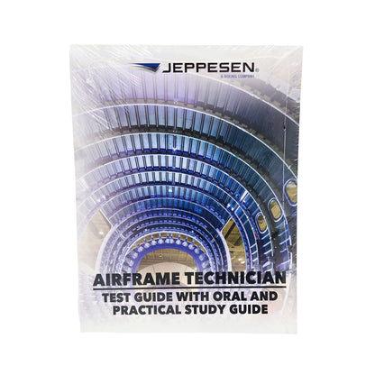 Jeppesen A&P Airframe Test Guide – Front Cover with Title and Graphics