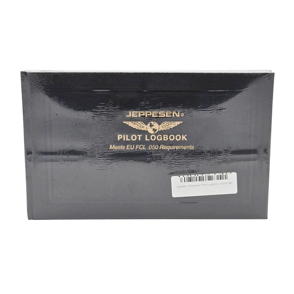Jeppesen European Pilot Logbook – Front Cover with Title and Durable Binding