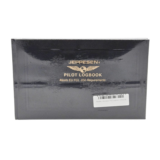 Jeppesen European Pilot Logbook – Front Cover with Title and Durable Binding