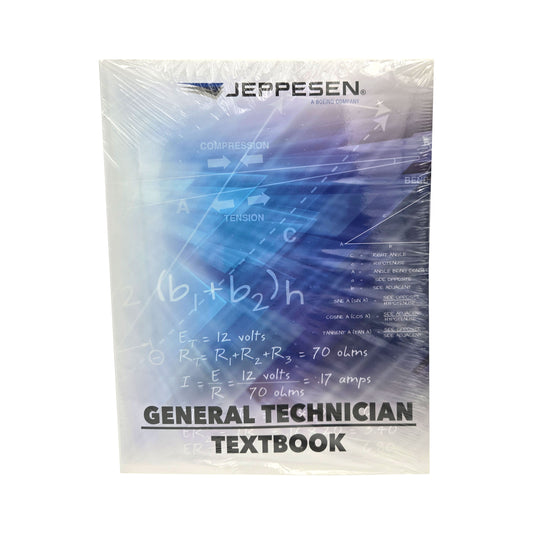 Jeppesen A&P Technician General Textbook – Front Cover with Title and Aviation Diagram