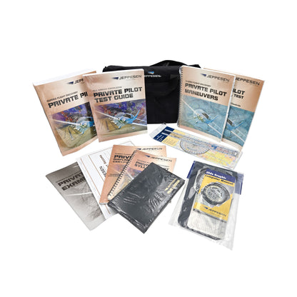 Jeppesen Private Pilot Kit Part 141 – Complete Kit Display with Materials and Supplies