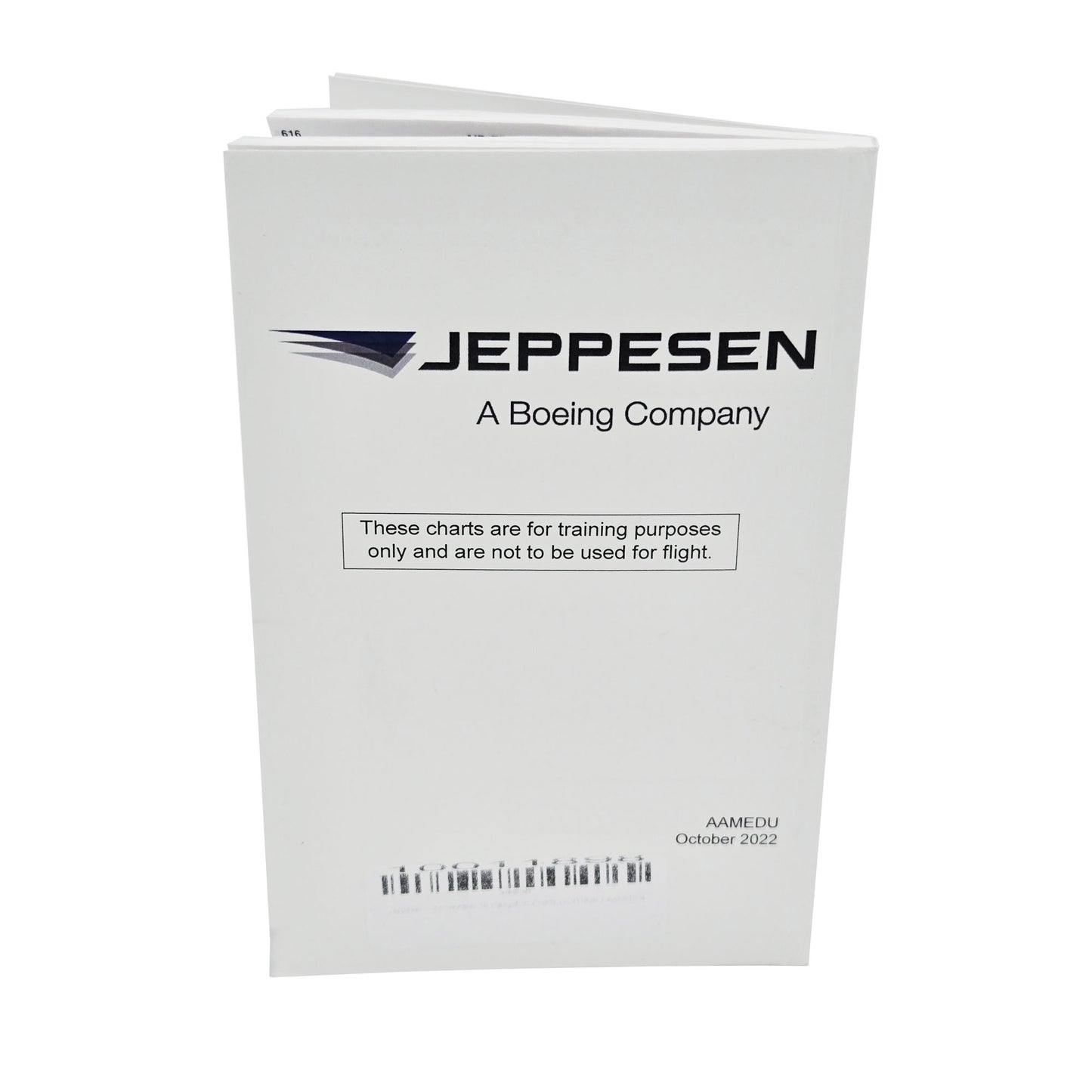 Jeppesen Introduction to Navigation Charts – Back Cover with Overview and Branding