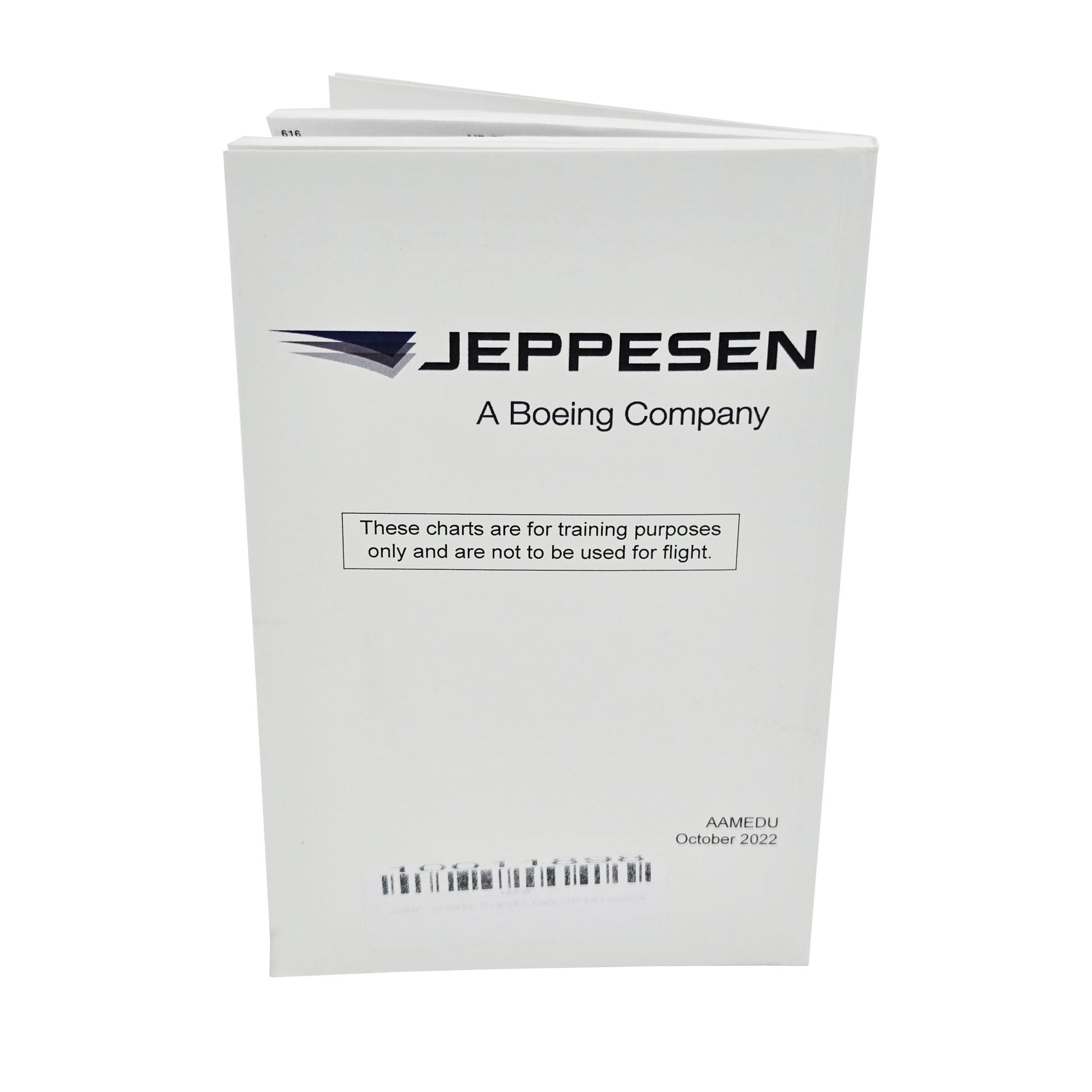 Jeppesen Introduction to Navigation Charts – Back Cover with Overview and Branding