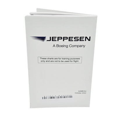 Jeppesen Introduction to Navigation Charts – Back Cover with Overview and Branding