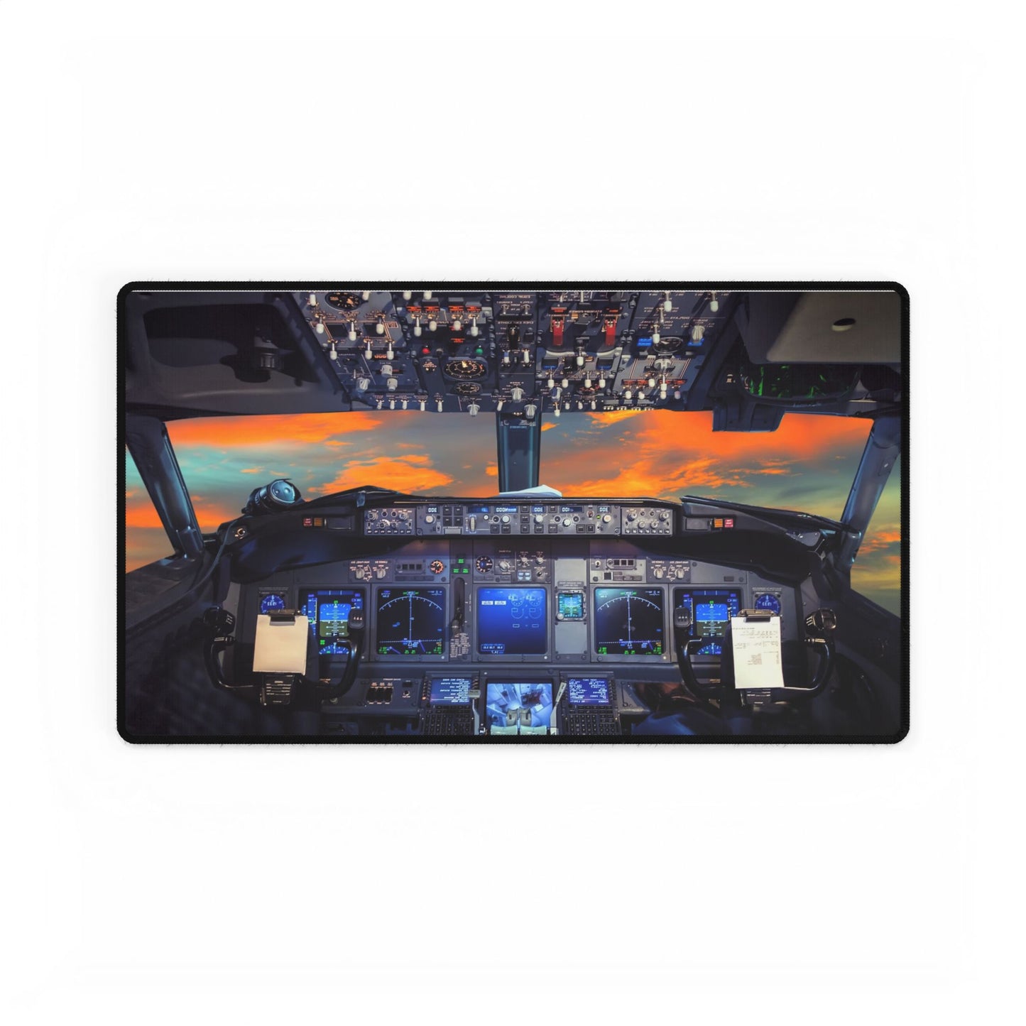 Cockpit Desk Mat – Aviation-Themed XL Mouse Pad for Pilots & Gamers