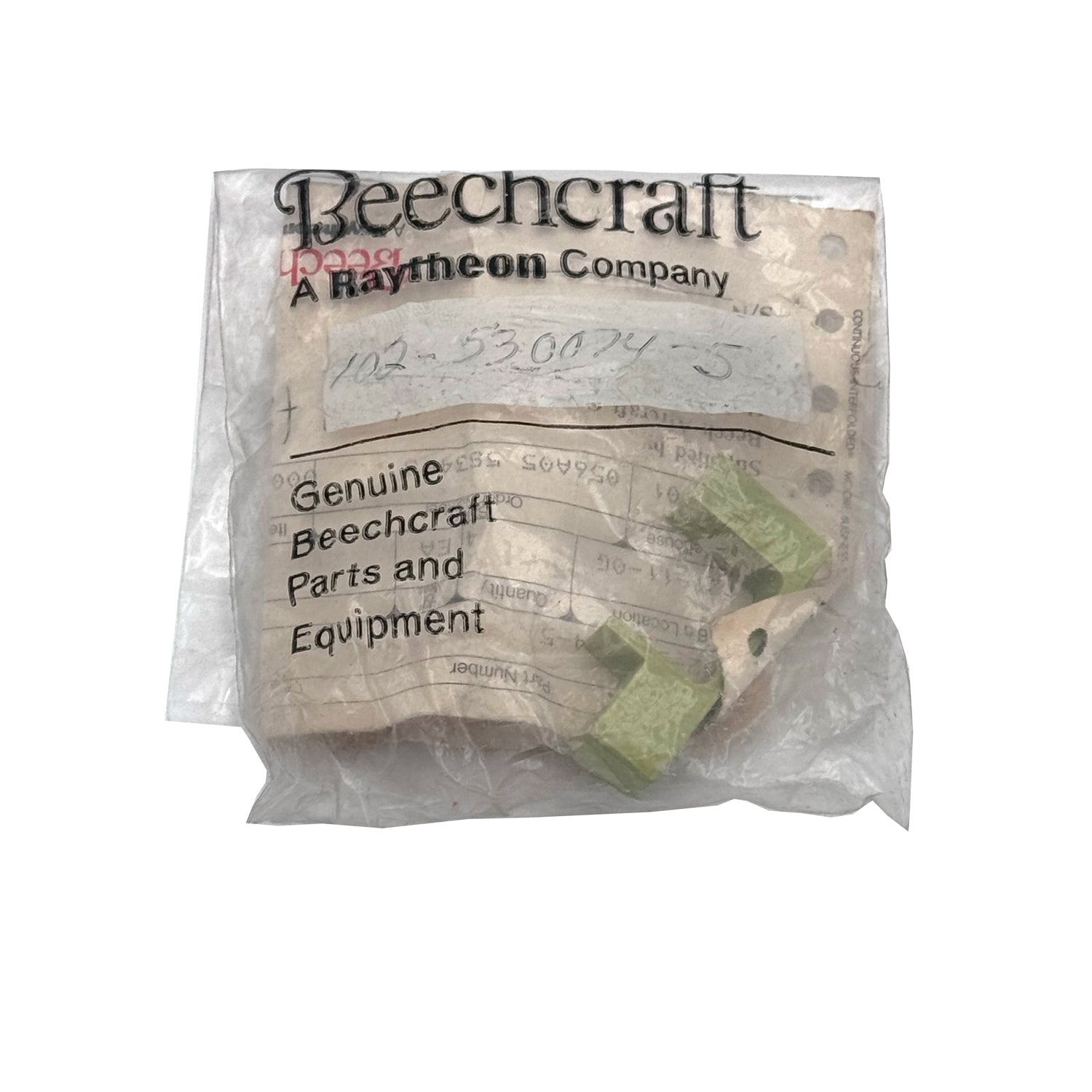 Beechcraft Chair Actuator Guide 102-530074-5 in original packaging with paperwork