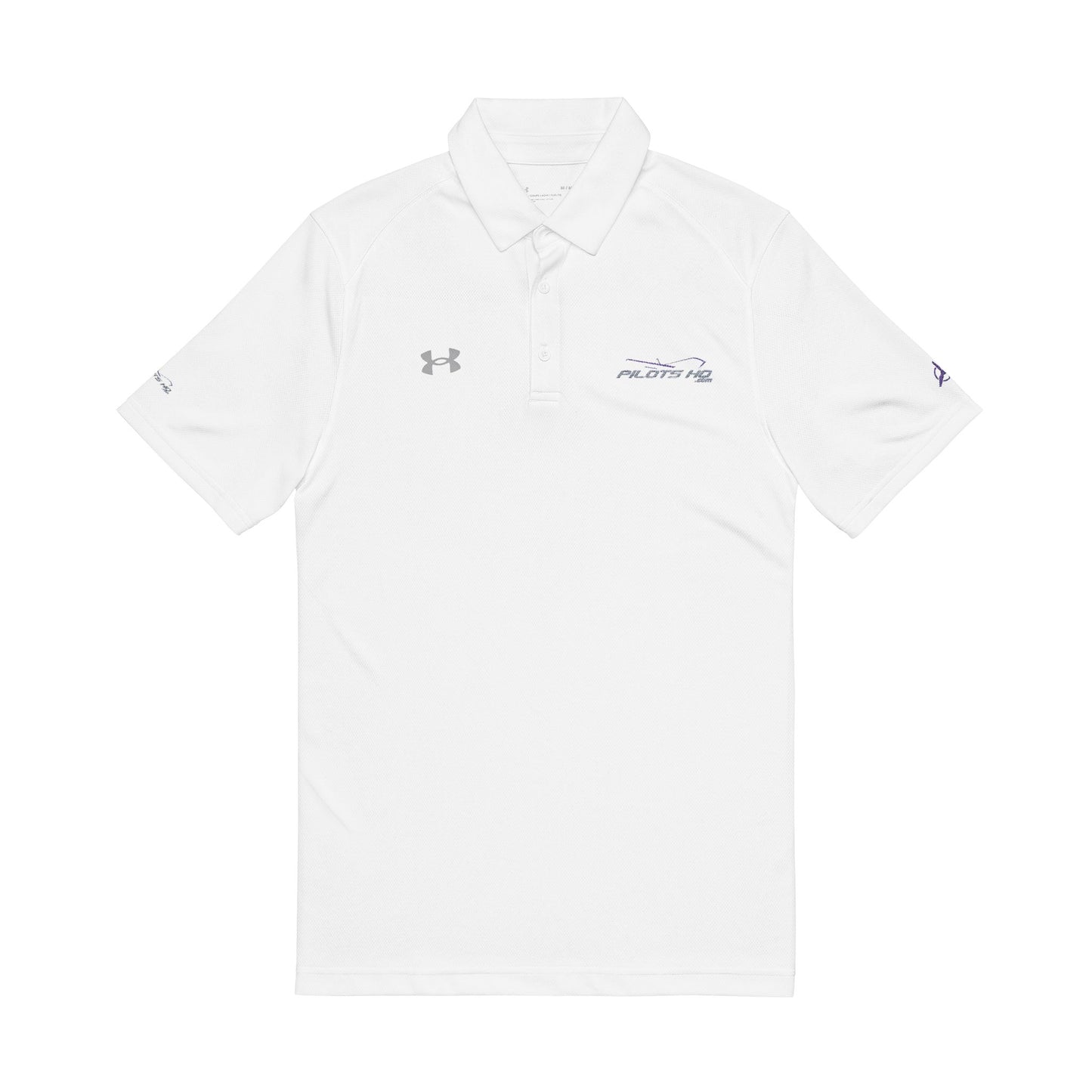 Pilots HQ Embroidered Polo – Under Armour Performance Shirt for Men