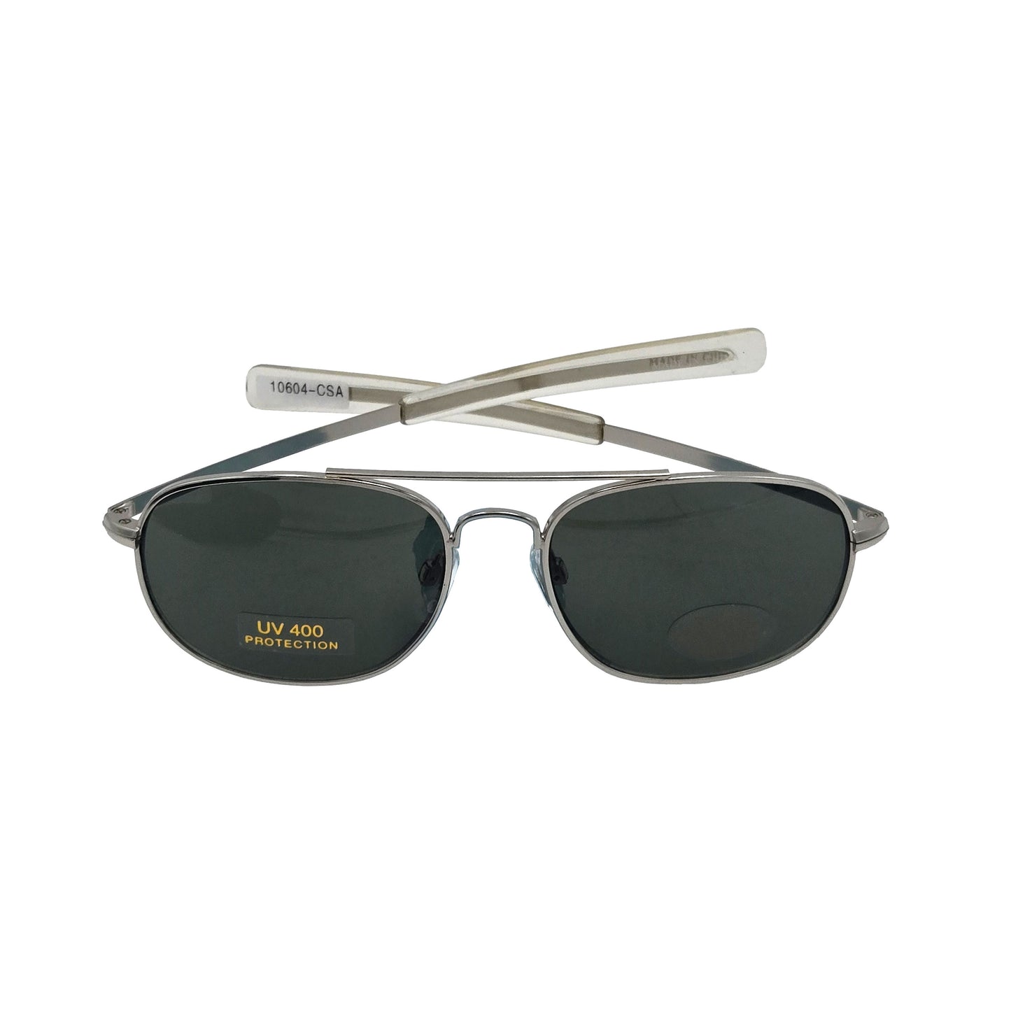 G.I. Type MIL-STD 105 Aviator Sunglasses Chrome-Smoke 52mm - high-quality aviation sunglasses with smoke lenses