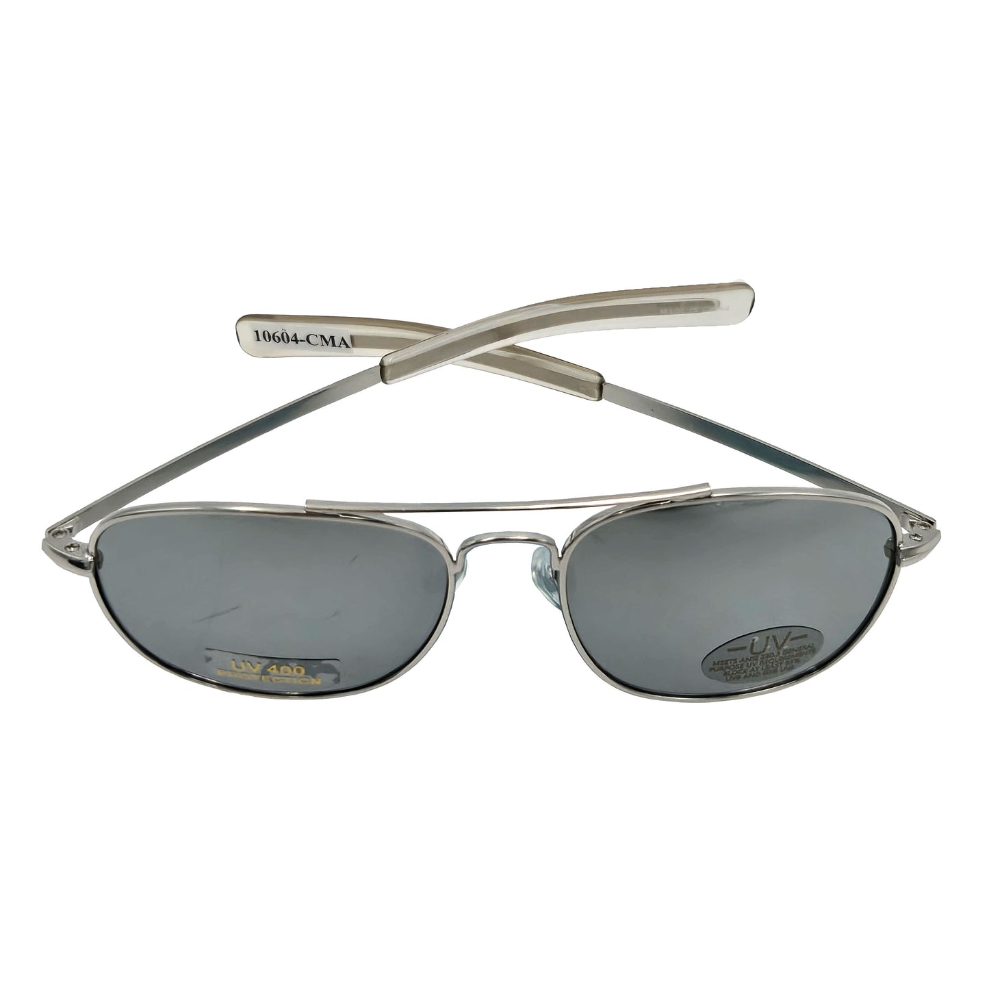 G.I. Type MIL-STD 105 Aviator Sunglasses Chrome-Mirror 52mm - reflective mirror lens sunglasses for pilots