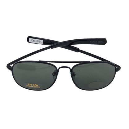 G.I. Type MIL-STD 105 Aviator Sunglasses Black-Smoke 52mm - sleek black frame aviator sunglasses