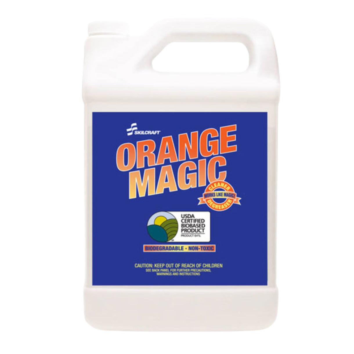 SKILCRAFT® Orange Magic Cleaner & Degreaser – 1 Gallon Jug