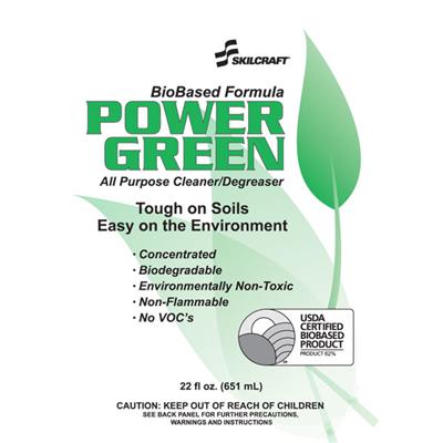 SKILCRAFT Power Green Cleaner/Degreaser 15 Gallon Drum bulk industrial cleaner