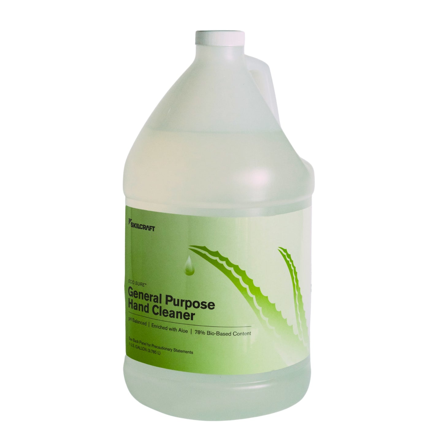 SKILCRAFT Eco Sure Biobased Hand Soap – 1 Gallon Jug - Front View
