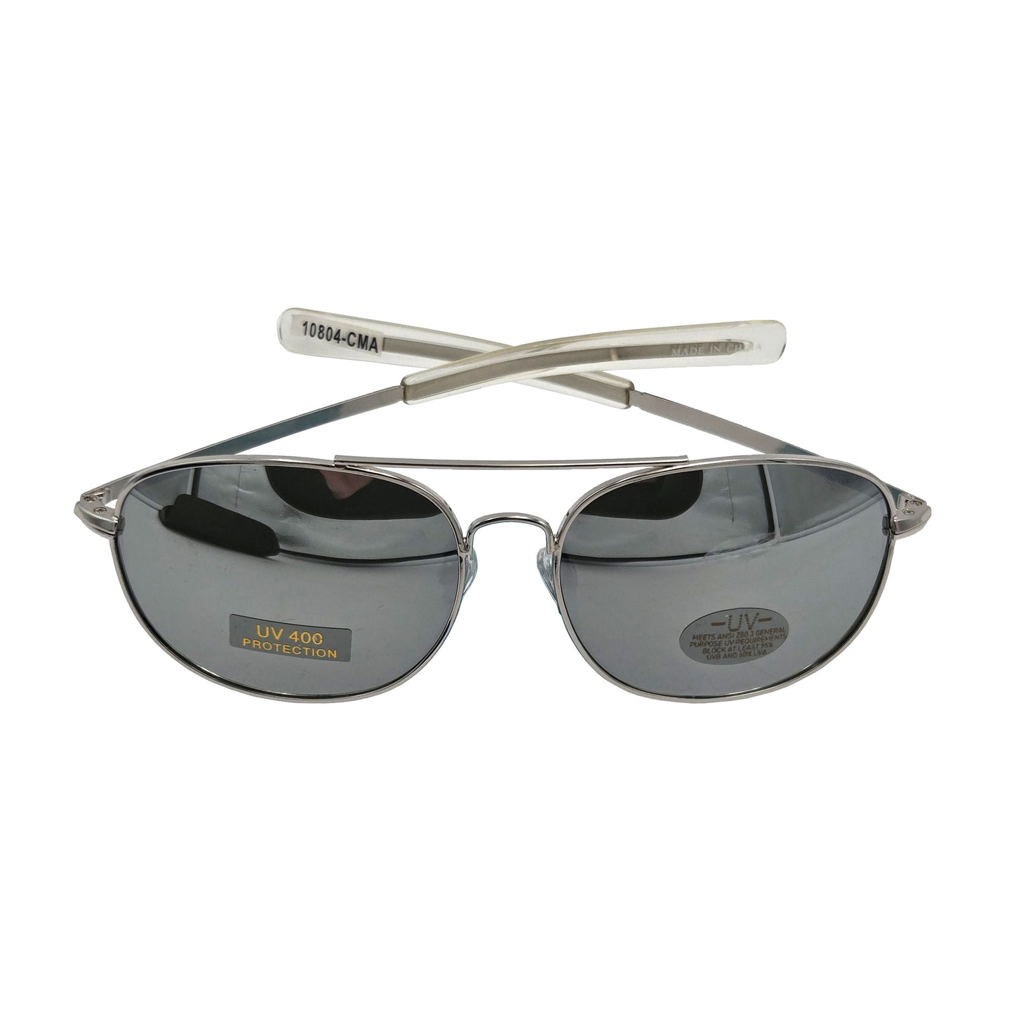 G.I. Type MIL-STD 105 Aviator Sunglasses Chrome-Mirror 58mm - large-frame mirror lens aviators for pilots