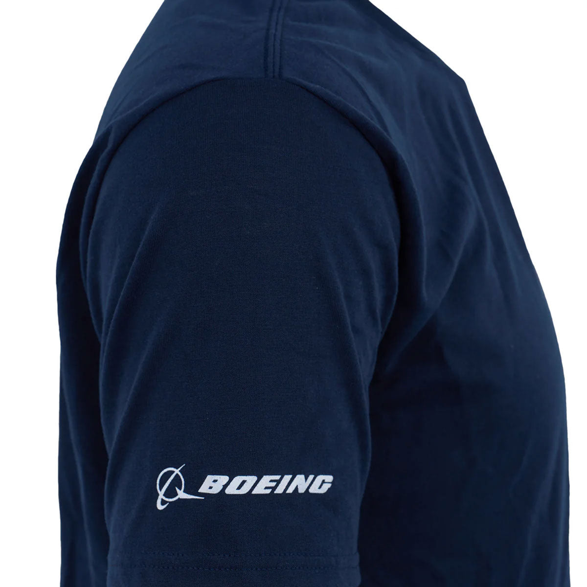 Boeing F-15 Navy T-Shirt – Boeing Logo on Sleeve