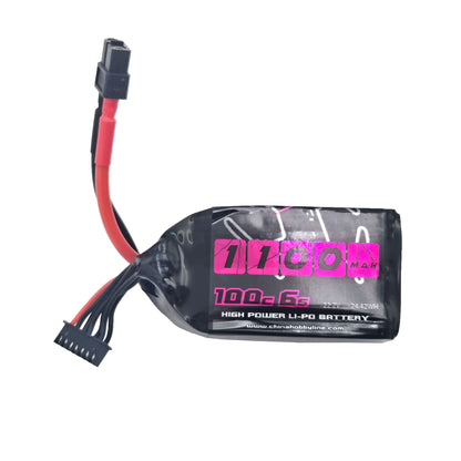 CNHL Black Series 1100mAh LiPo Battery – Top View with XT60 Connector