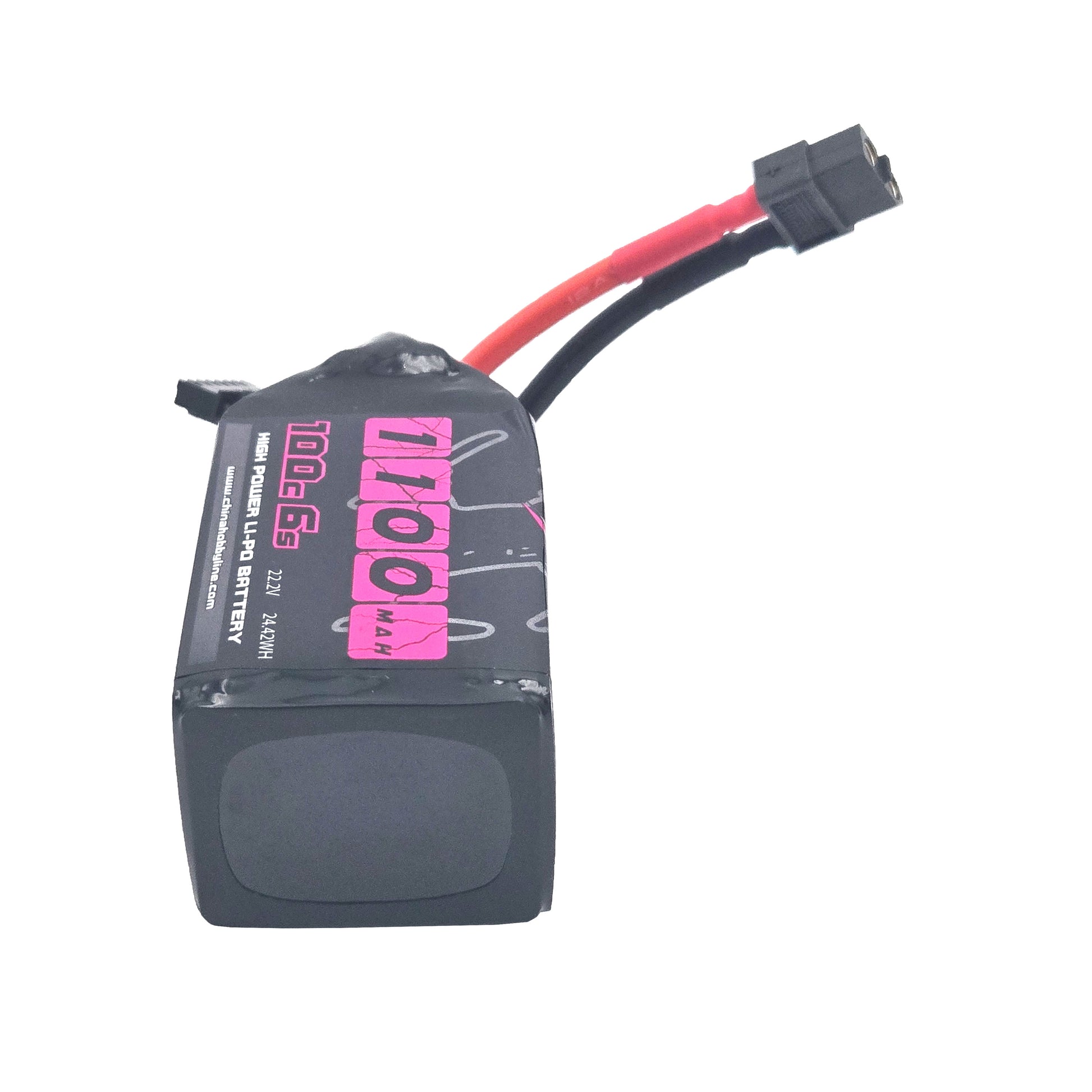 CNHL Black Series 1100mAh Battery – Side View with Product Markings