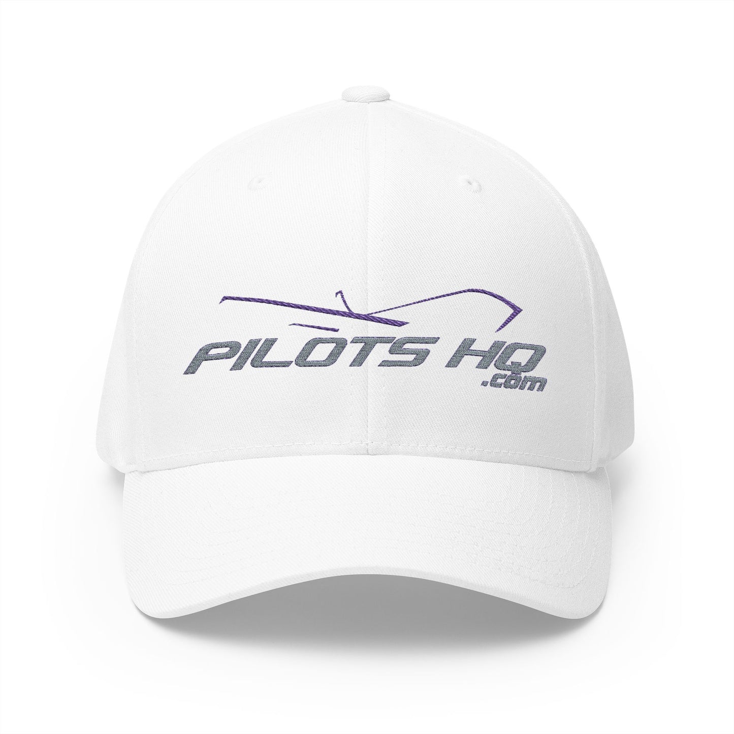 Pilots HQ Structured Cap – Classic Fit, Curved Visor, Embroidered Logo