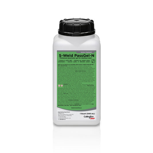 Callington S-Weld PassGel-N 1 Quart Bottle – Thickened Passivating Gel for Stainless Steel