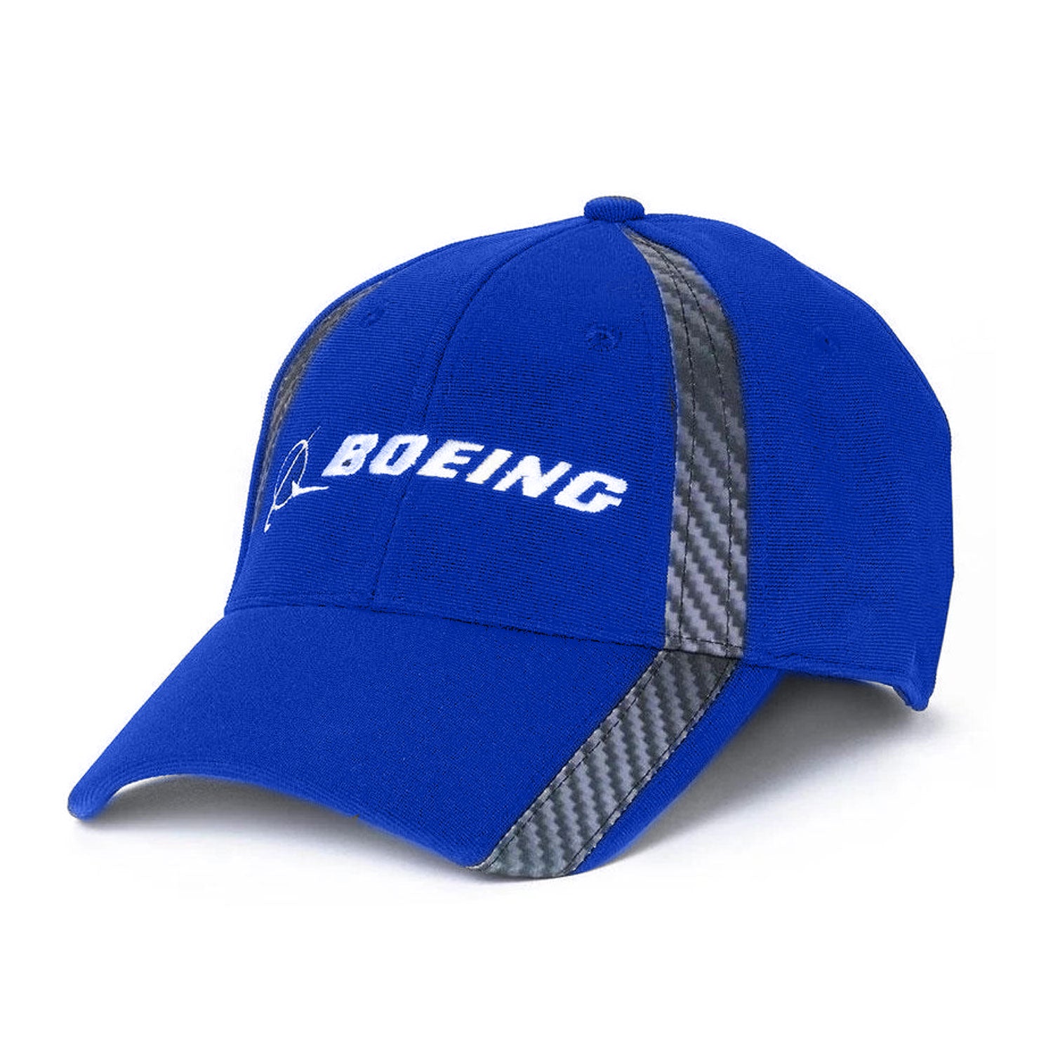 Boeing - Carbon Fiber Print Signature Hat, Royal Blue