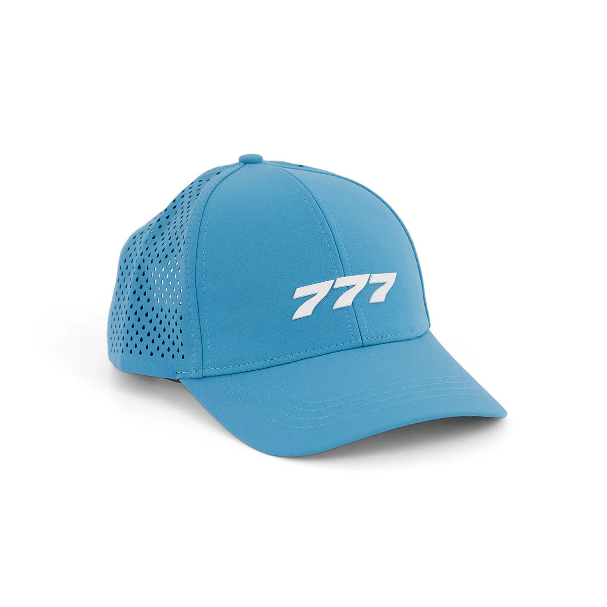 Boeing 777 Series Hat side view highlighting breathable perforated fabric
